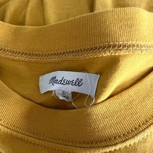 Madewell Mustard T-shirt Dress